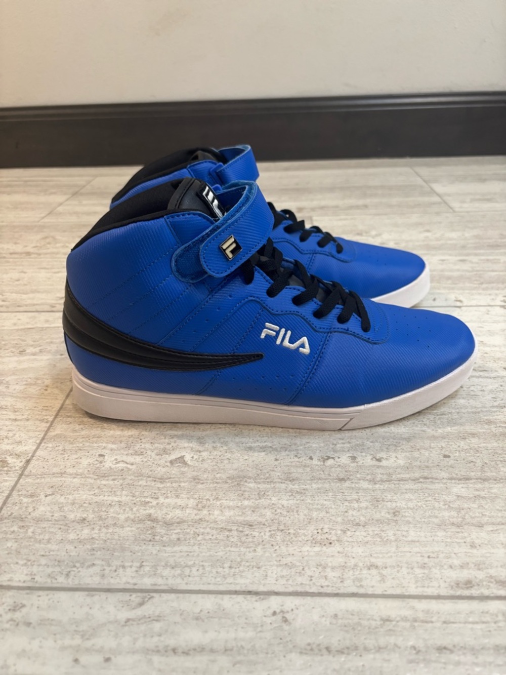 Fila Vulc 13 Diamo 1FM00817-410 Mens Blue Lifestyle Sneakers Shoes